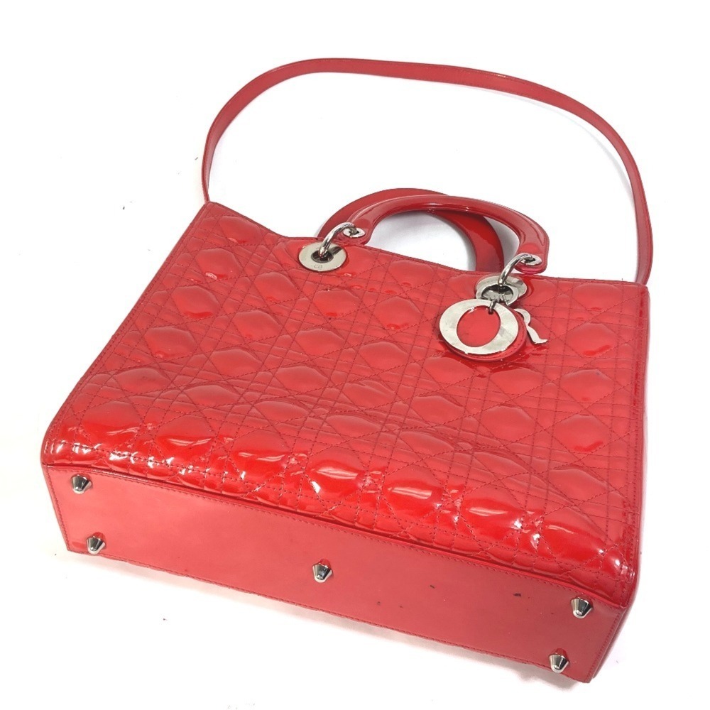 CHRISTIAN DIOR Red Shoulder Bag - Picture 12 of 14